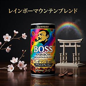 BOSS Rainbow Mountain Blend – Japanse blikkoffie (179 ml)